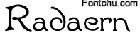 radaern font