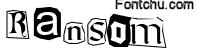 ransom font