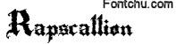 rapscallion font