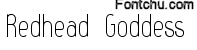 redheadgoddess font