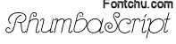 rhumba font