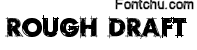 roughdraft font