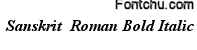 sanskritroman font