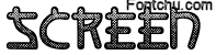 screen font