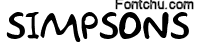 simpsonsfont font