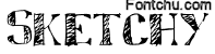 sketchy font