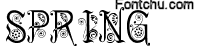 spring font