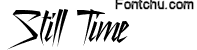 stilltim font