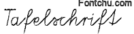 tafelschrift font