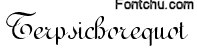 terpsichore font