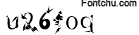 u26fog font