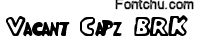 vacantcapz font