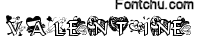 valentinehearts font