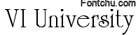 viuniversity font