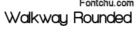walkwayblack font