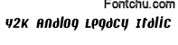 y2kanalog font