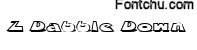 zdabbledown font
