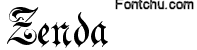 zenda font