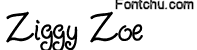 ziggyzoe font