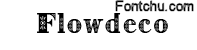 flowdeco font