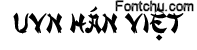 uvnhanviet font