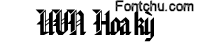 uvnhoaky font