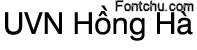 uvnhongha font