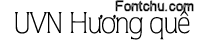 uvnhuongque font