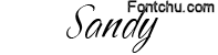 sandy vni font