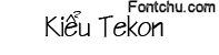 tekon vni font