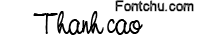thanhcao vni font