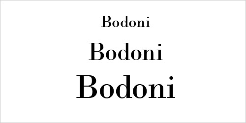 Bodoni
